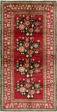 Alfombra Caucásica Vintage Anudada a Mano - 144 cm x 282 cm