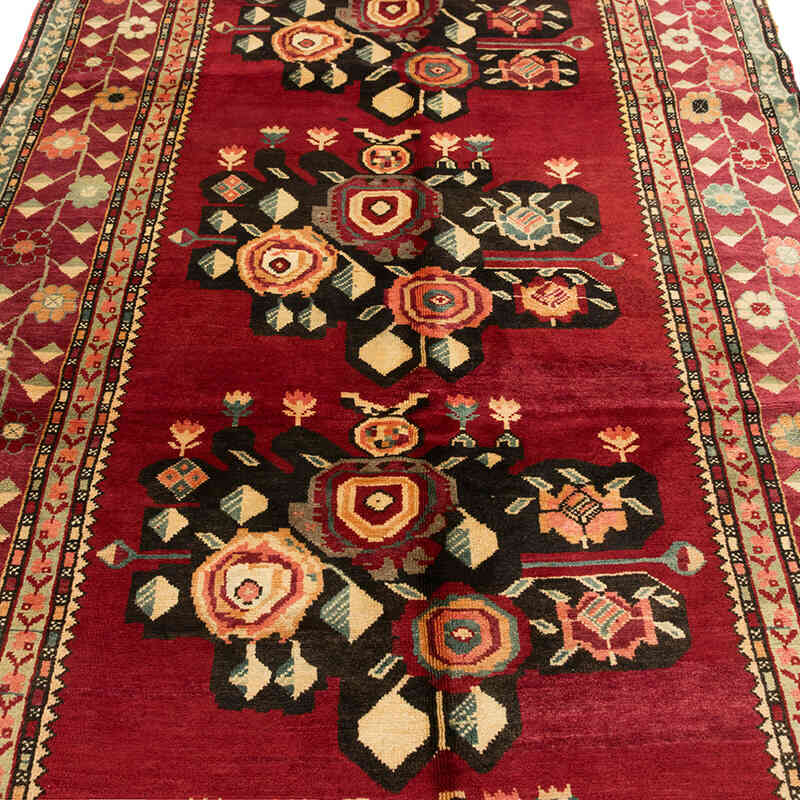 Vintage Turkish Hand-Knotted Rug - 4' 9" x 9' 3" (57" x 111") - K0081054
