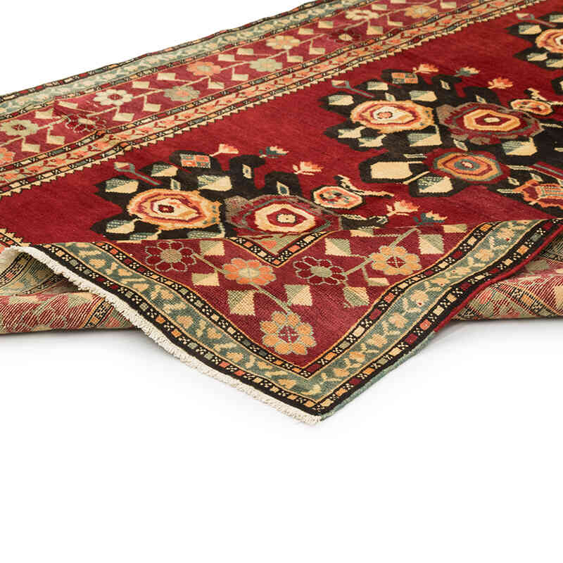 Vintage Turkish Hand-Knotted Rug - 4' 9" x 9' 3" (57" x 111") - K0081054