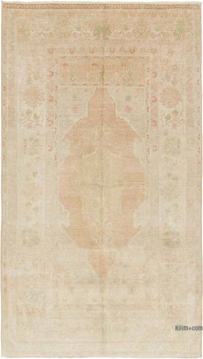 Alfombra Vintage Turca Anudada a Mano - 120 cm x 212 cm