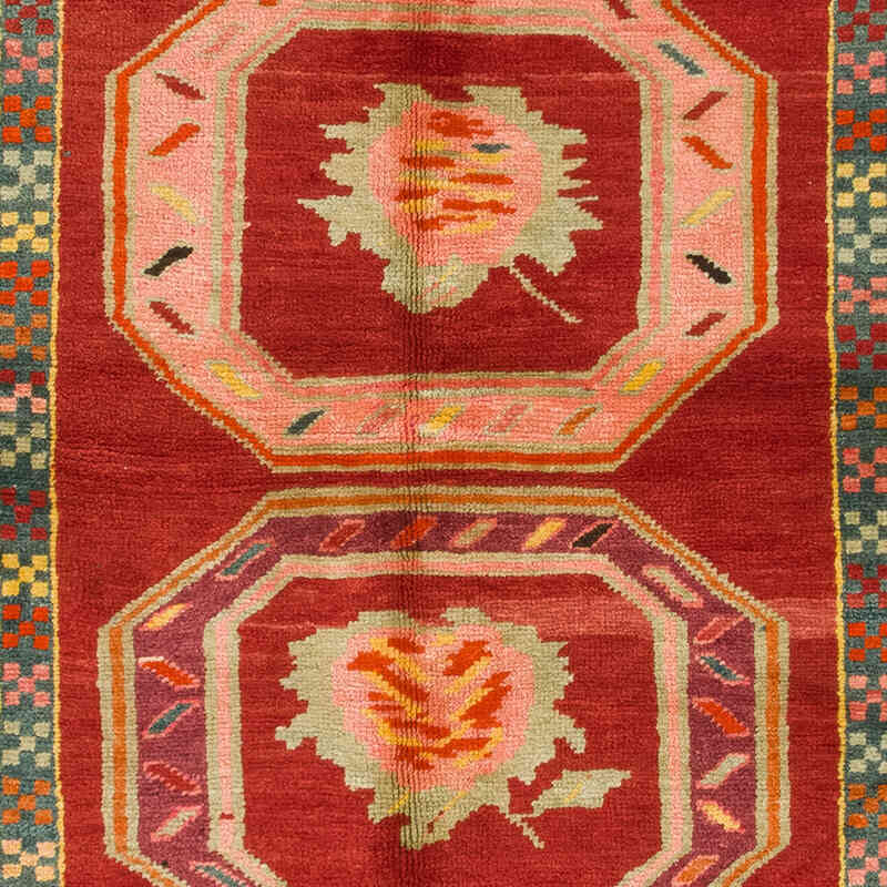 Vintage Turkish Hand-Knotted Rug - 4' 3" x 7' 9" (51" x 93") - K0081056