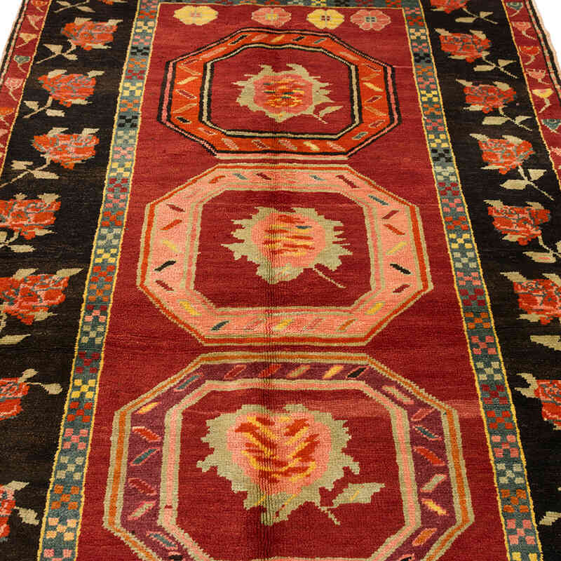 Vintage Turkish Hand-Knotted Rug - 4' 3" x 7' 9" (51" x 93") - K0081056