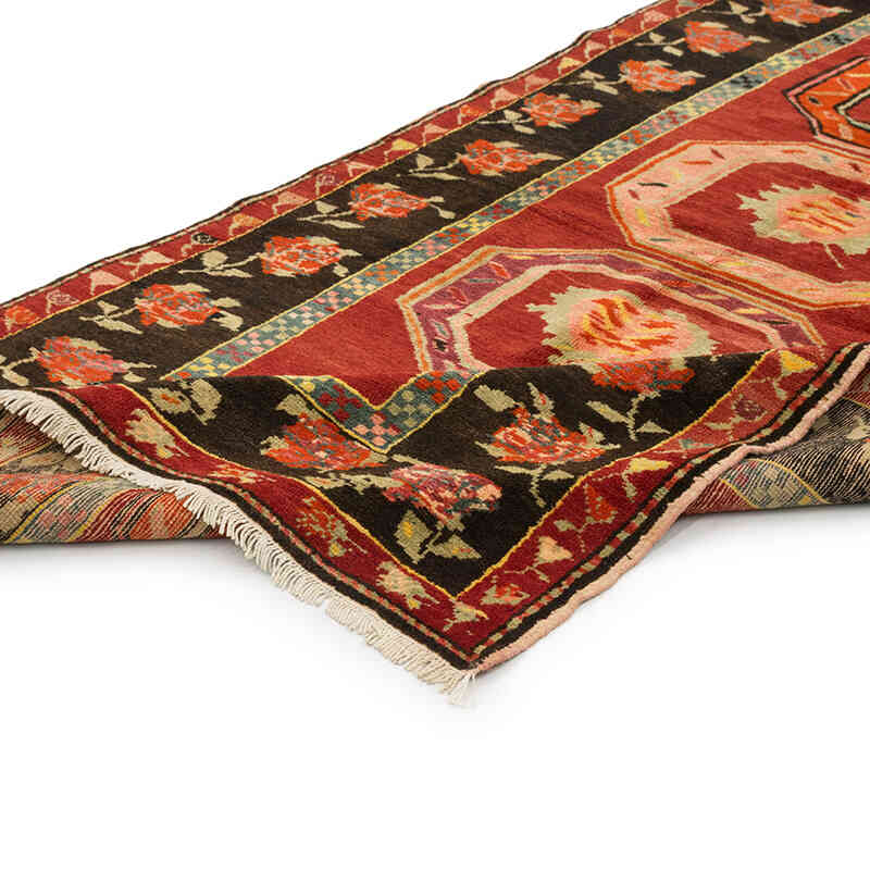 Vintage Turkish Hand-Knotted Rug - 4' 3" x 7' 9" (51" x 93") - K0081056