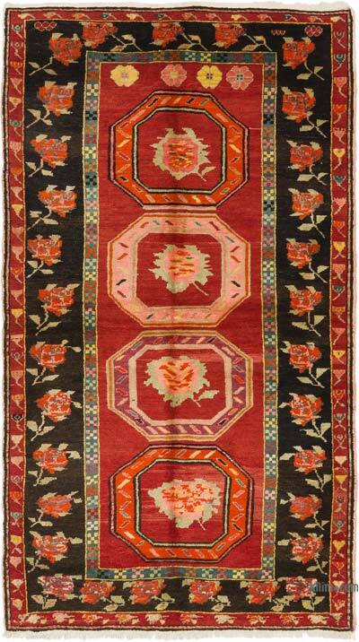 El Dokuma Vintage Halı - 130 cm x 235 cm
