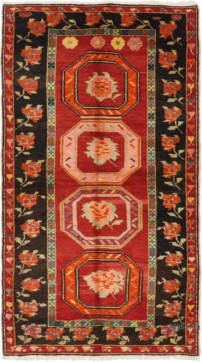 Vintage Turkish Hand-Knotted Rug - 4' 3" x 7' 9" (51" x 93") - K0081056