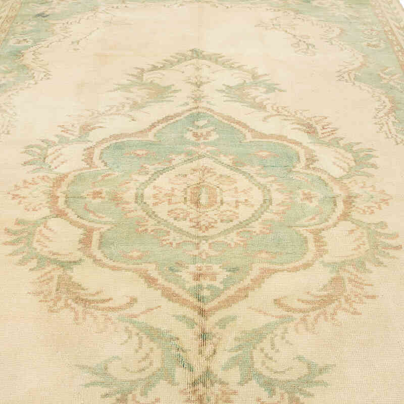 Alfombra Vintage Turca Anudada a Mano - 192 cm x 282 cm - K0081057