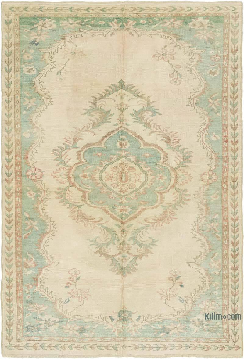 Alfombra Vintage Turca Anudada a Mano - 192 cm x 282 cm - K0081057