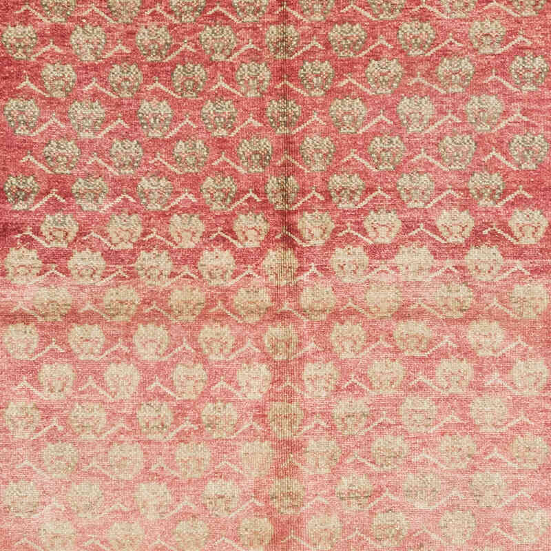 Vintage Turkish Hand-Knotted Runner - 3' 10" x 10' 7" (46" x 127") - K0081058