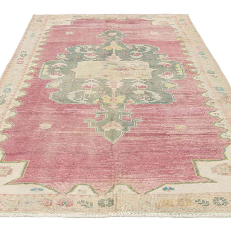 Vintage Turkish Hand-Knotted Rug - 5' 3" x 8' 6" (63" x 102") - K0081059
