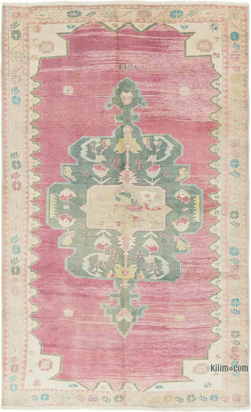 Vintage Turkish Hand-Knotted Rug - 5' 3" x 8' 6" (63" x 102") - K0081059