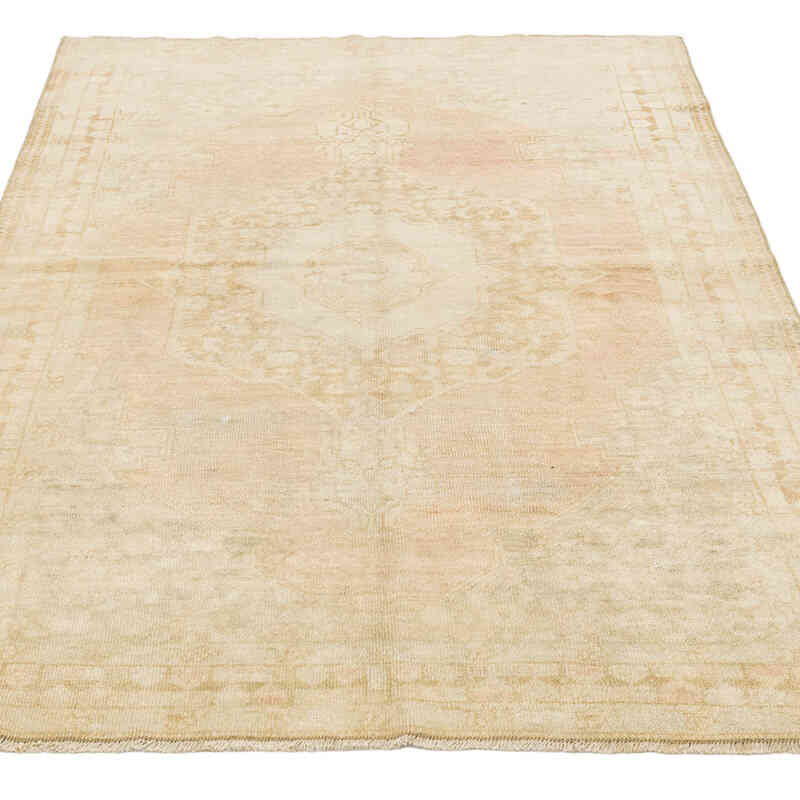 Alfombra Vintage Turca Anudada a Mano - 114 cm x 174 cm - K0081061