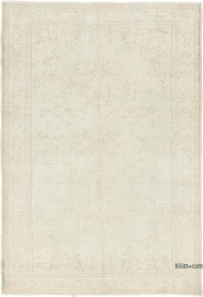 Vintage Turkish Hand-Knotted Rug - 6' 2" x 8' 11" (74" x 107")