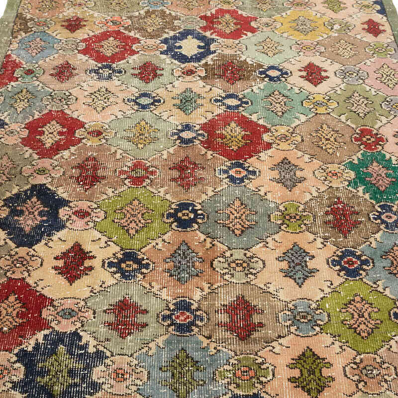Vintage Turkish Hand-Knotted Rug - 4' 9" x 8' 6" (57" x 102") - K0081063