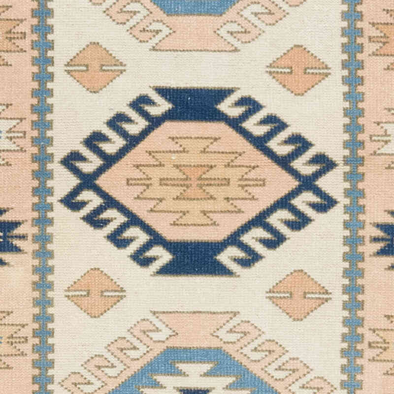 Pasillo Vintage Turco Anudado a Mano - 80 cm x 262 cm - K0081068