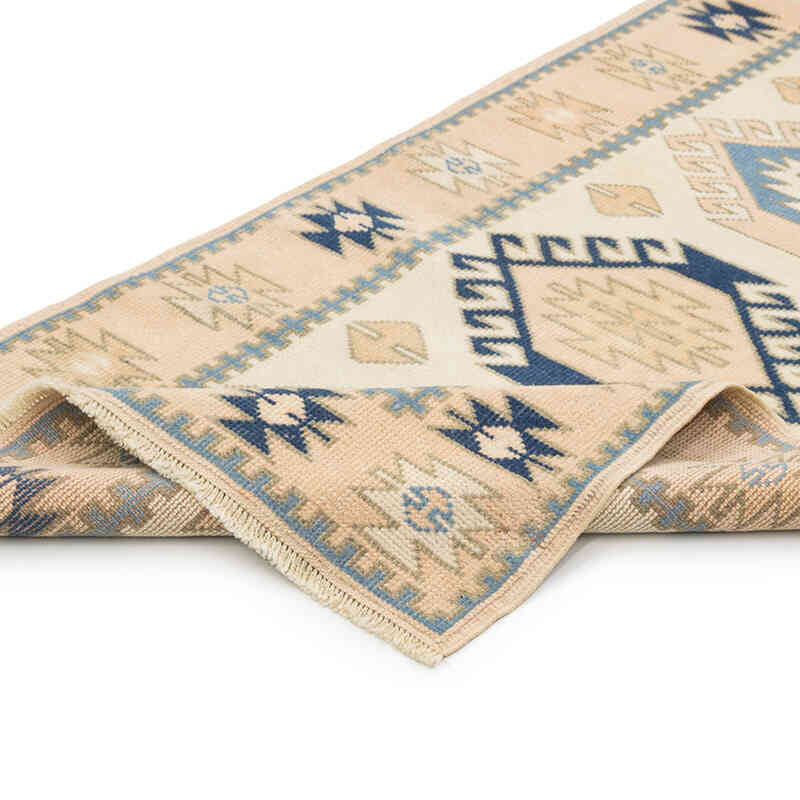 Pasillo Vintage Turco Anudado a Mano - 80 cm x 262 cm - K0081068