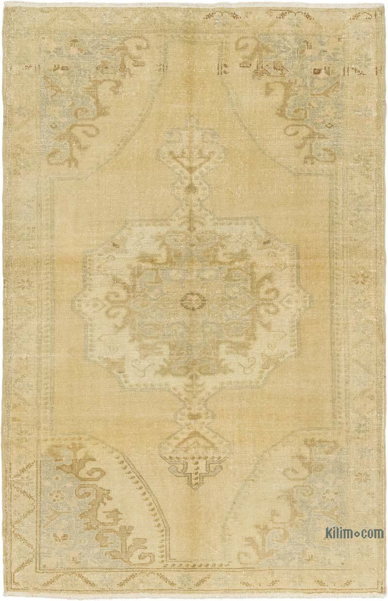 Vintage Turkish Hand-Knotted Rug - 4' 8" x 7' 3" (56" x 87") - K0081079