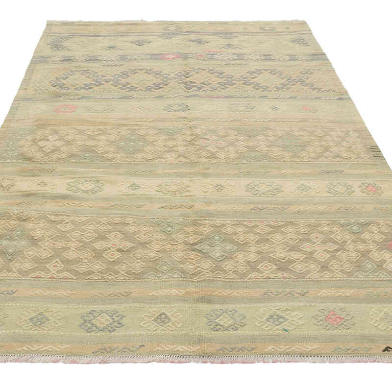 Alfombra Vintage Manisa Kilim - 144 cm x 230 cm - K0081085