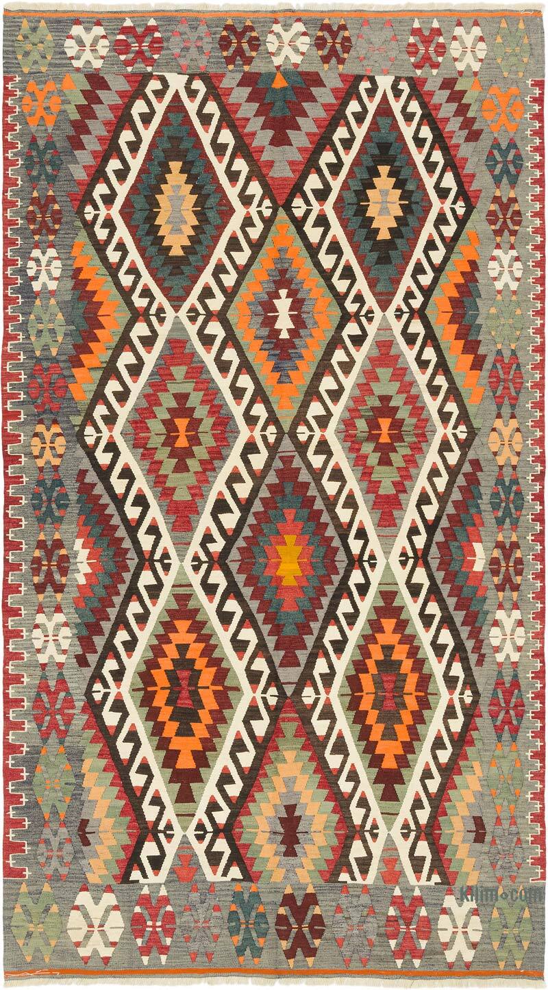 Vintage Aydin Kilim Rug - 5' 4" x 9' 7" (64" x 115") - K0081087