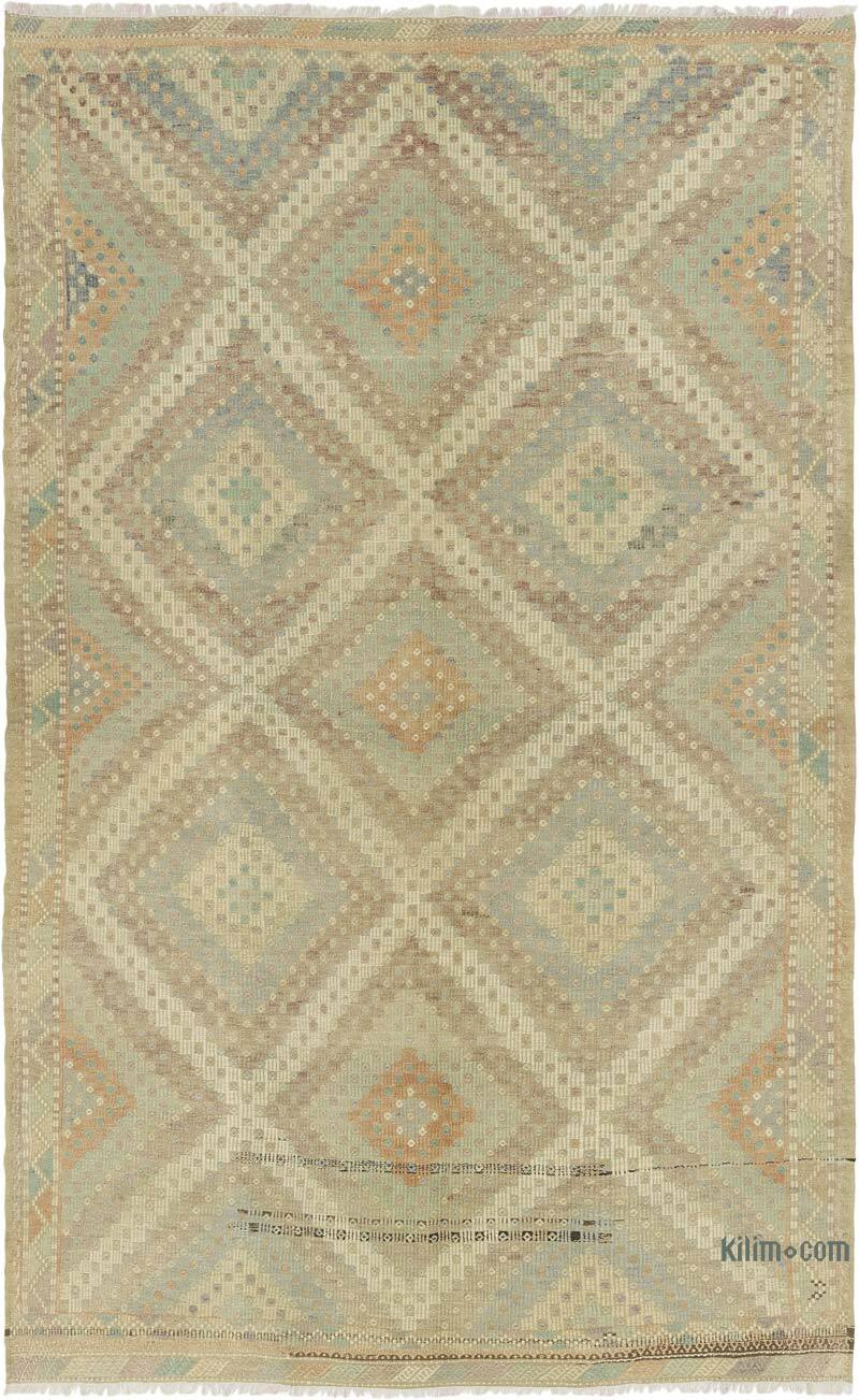 Vintage Anatolian Jijim Rug - 6' 2" x 9' 11" (74" x 119") - K0081089