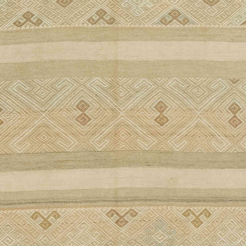 Vintage Malatya Kilim Runner - 3' 7" x 11' 10" (43" x 142") - K0081090