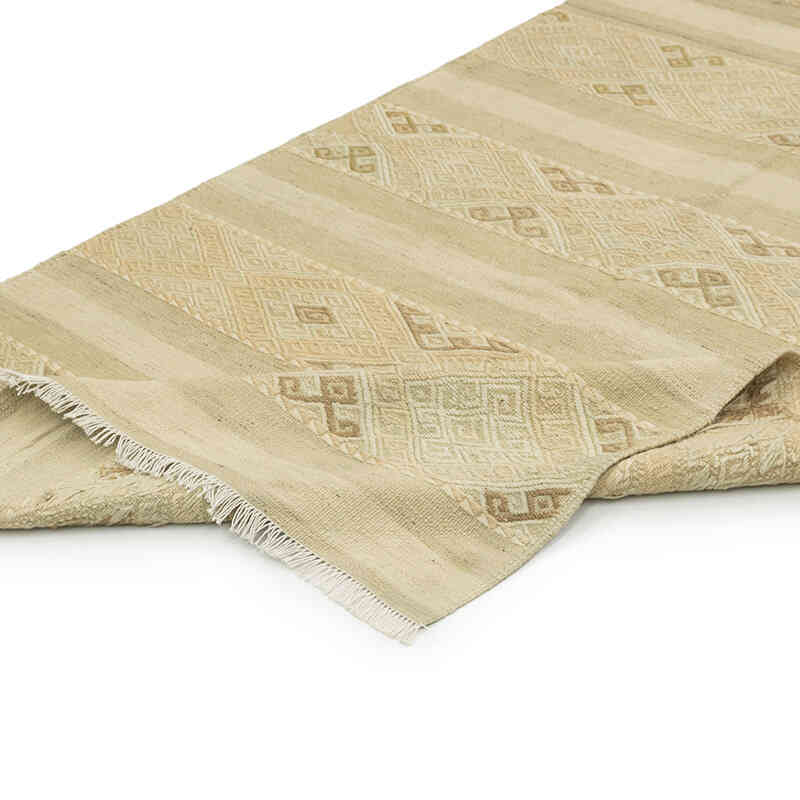 Vintage Malatya Kilim Runner - 3' 7" x 11' 10" (43" x 142") - K0081090