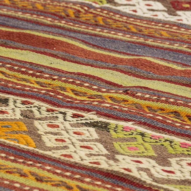 Vintage Konya Kilim Rug - 4' 8" x 7'  (56" x 84") - K0081094