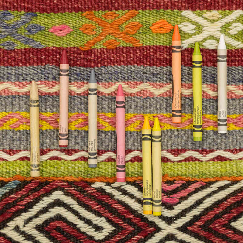 Alfombra Vintage Manisa Kilim - 150 cm x 216 cm - K0081102