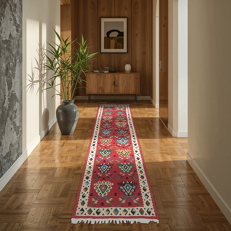 Corredor Vintage Sharkoy Kilim - 83 cm x 295 cm - K0081106