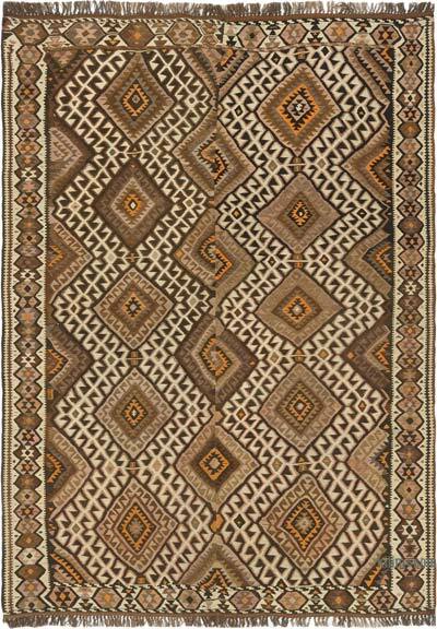 Vintage Kars Kilim Rug - 5' 7" x 7' 10" (67" x 94")