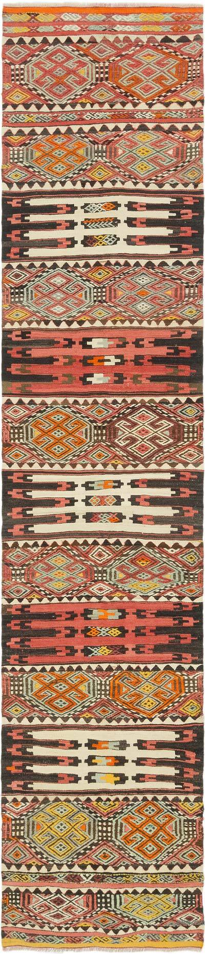 Vintage Malatya Kilim Yolluk - 92 cm x 431 cm