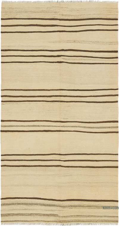 Vintage Anatolian Kilim Rug - 4' 6" x 8' 5" (54" x 101")