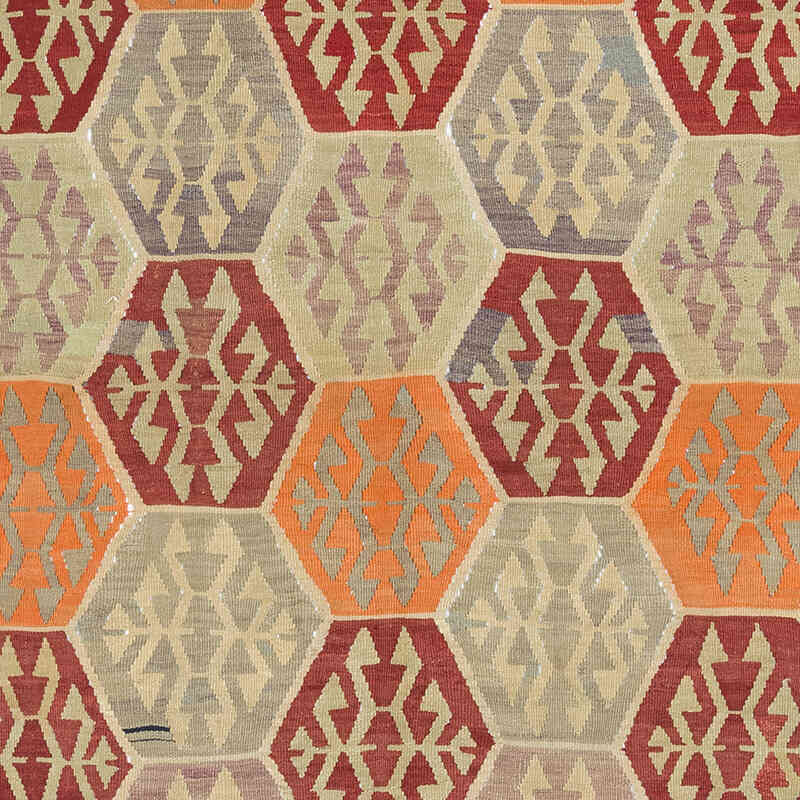 Vintage Milas Kilim Rug - 5' 3" x 8' 10" (63" x 106") - K0081127