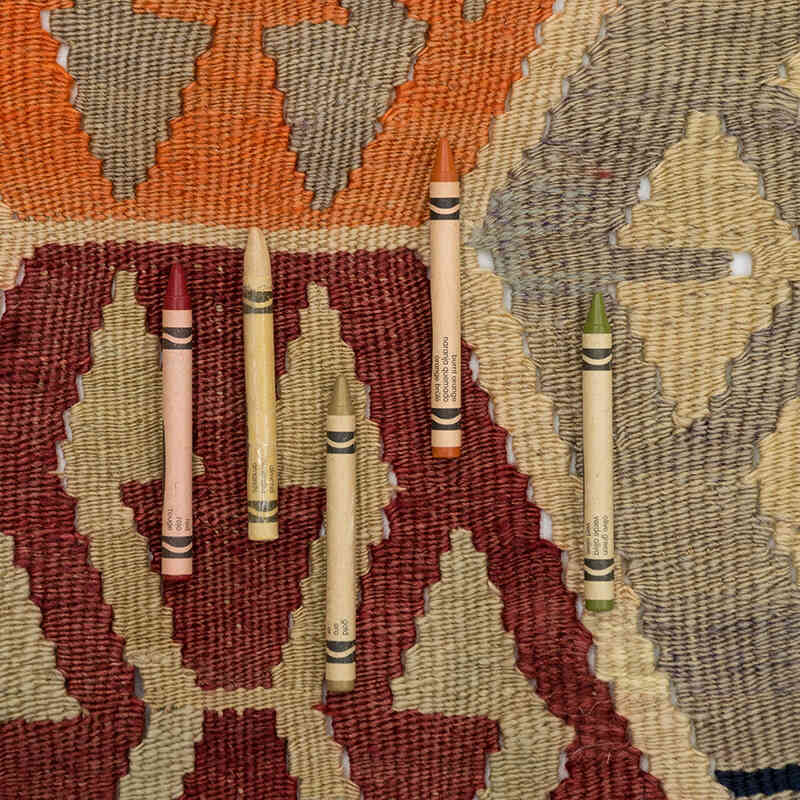 Vintage Milas Kilim Rug - 5' 3" x 8' 10" (63" x 106") - K0081127