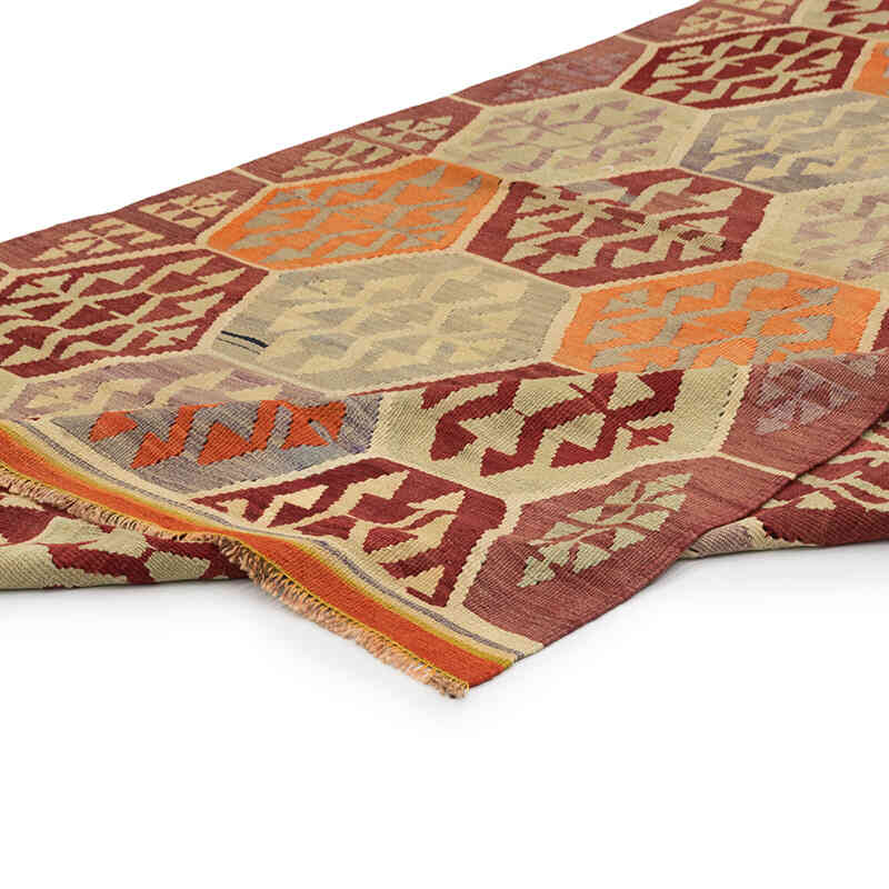 Vintage Milas Kilim Rug - 5' 3" x 8' 10" (63" x 106") - K0081127