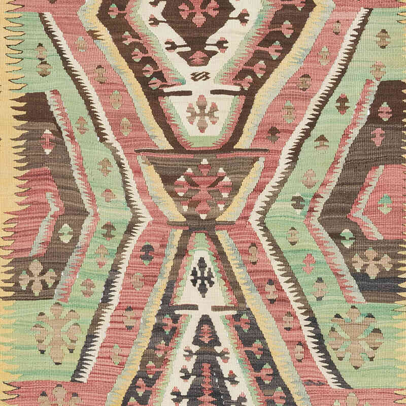 El Dokuma Vintage Halı - 114 cm x 215 cm - K0081135