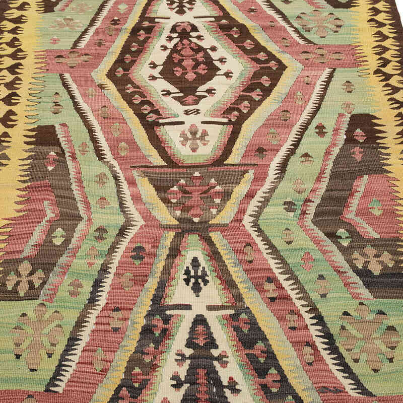 El Dokuma Vintage Halı - 114 cm x 215 cm - K0081135