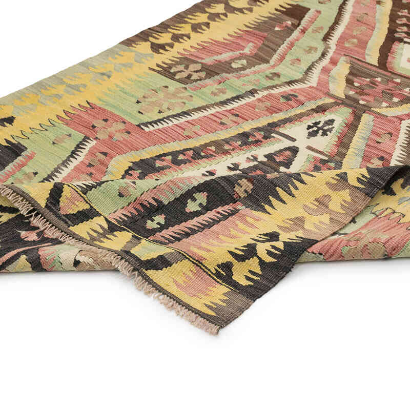 El Dokuma Vintage Halı - 114 cm x 215 cm - K0081135