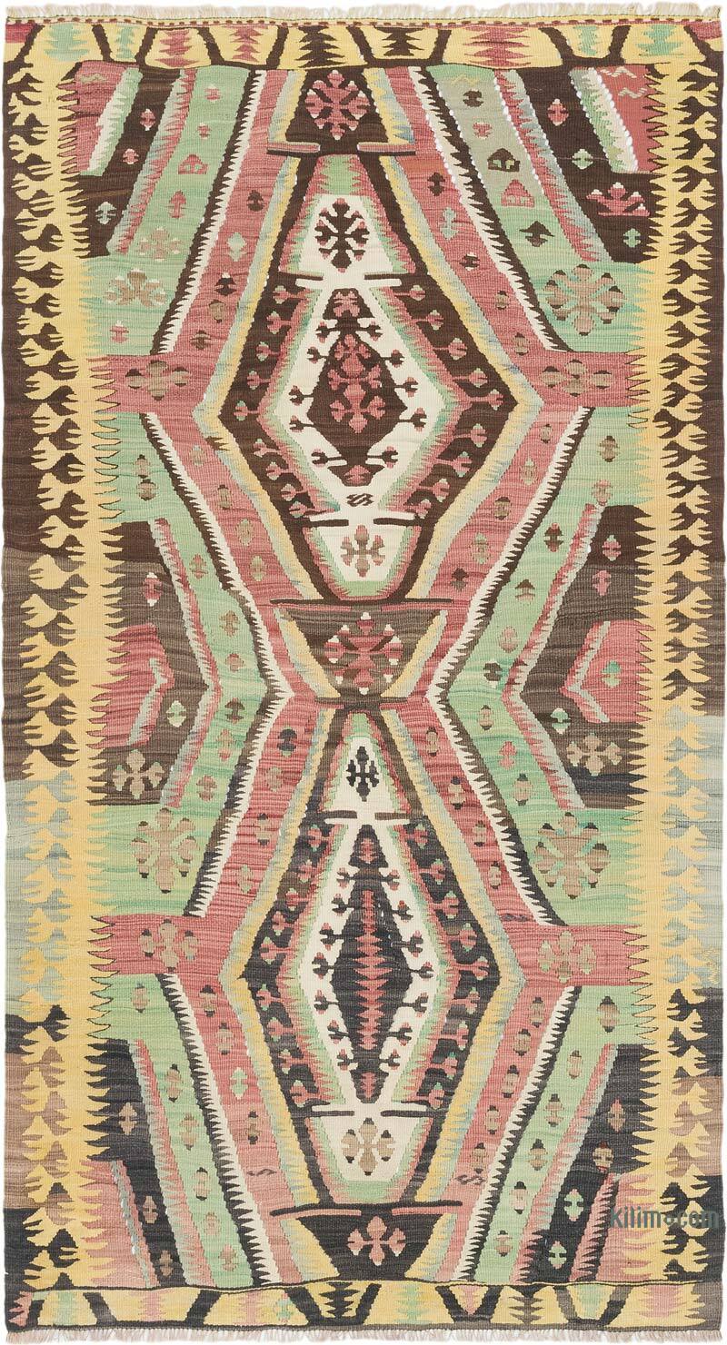 El Dokuma Vintage Halı - 114 cm x 215 cm - K0081135