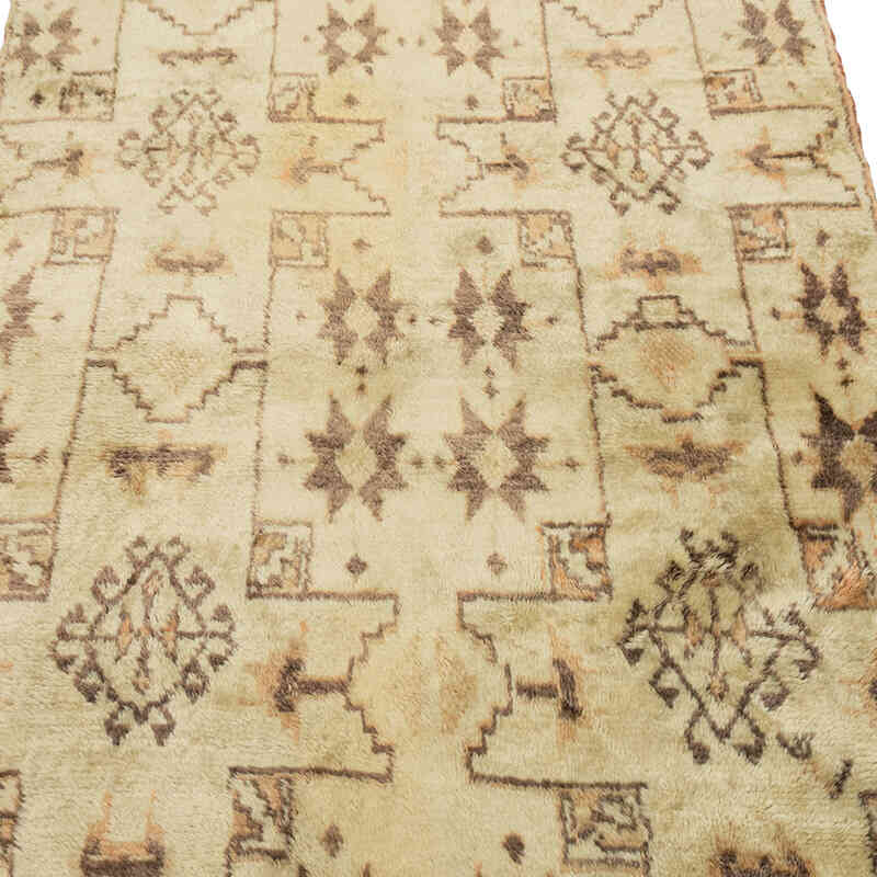 Alfombra Vintage Turca Anudada a Mano - 103 cm x 177 cm - K0081137