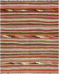 Vintage Mihalic Kilim Rug - 5' 11" x 7' 5" (71" x 89")