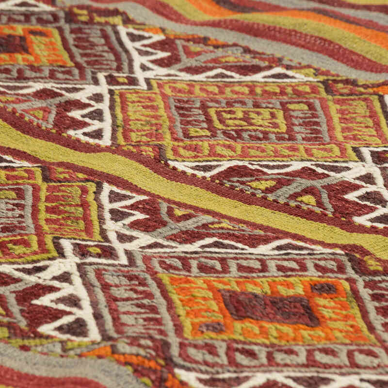 Alfombra Vintage Afyon Kilim - 134 cm x 112 cm - K0081143