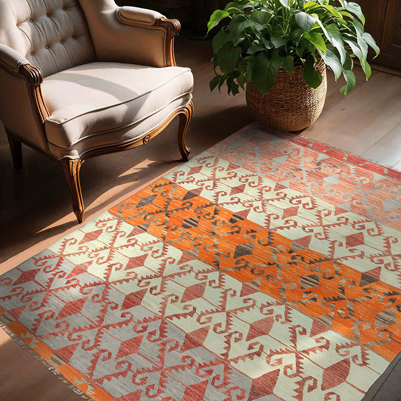 Afyon Kilimi - 140 cm x 165 cm - K0081144
