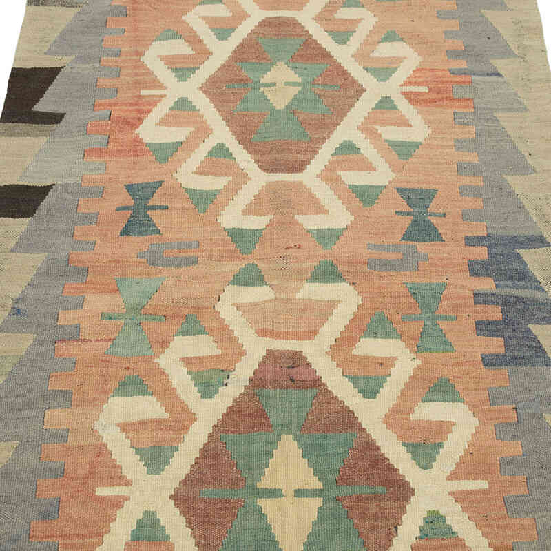 Vintage Oushak Kilim Rug - 2' 9" x 4' 11" (33" x 59") - K0081145