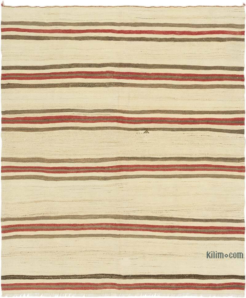 Alfombra Vintage Anatolian Kilim - 144 cm x 173 cm - K0081153