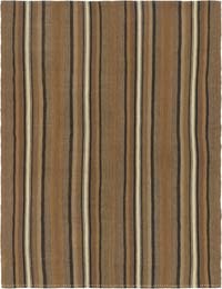 Vintage Anatolian Kilim Rug - 5' 8" x 7' 4" (68" x 88")