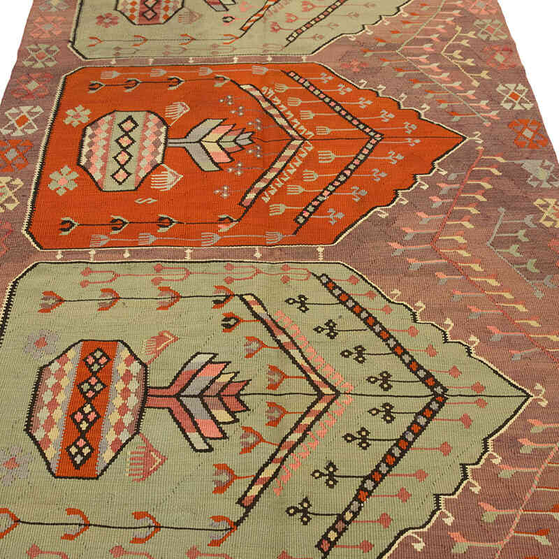 Alfombra Vintage Artvin Kilim - 121 cm x 237 cm - K0081156