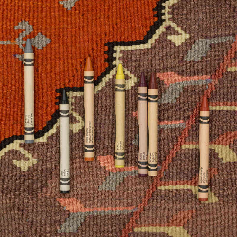 Alfombra Vintage Artvin Kilim - 121 cm x 237 cm - K0081156