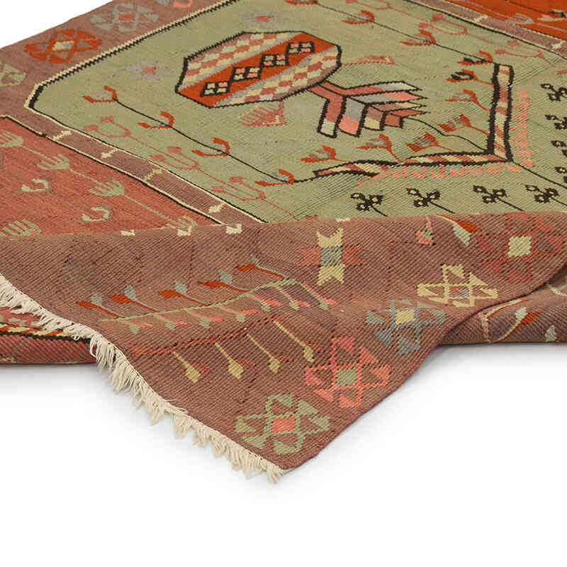 Alfombra Vintage Artvin Kilim - 121 cm x 237 cm - K0081156