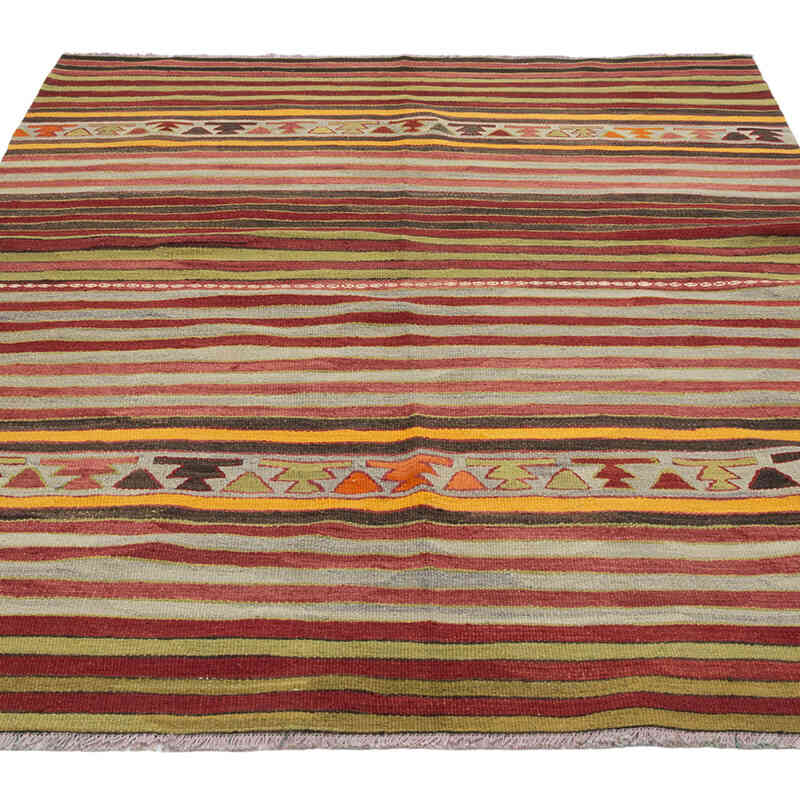 Vintage Konya Kilim Rug - 4' 11" x 6' 8" (59" x 80") - K0081158
