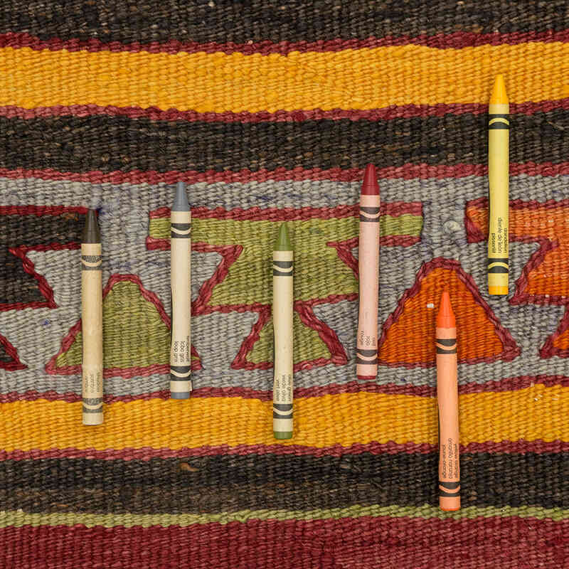 Vintage Konya Kilim Rug - 4' 11" x 6' 8" (59" x 80") - K0081158